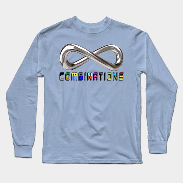 Infinite Combinations Long Sleeve T-Shirt by Cavalrysword